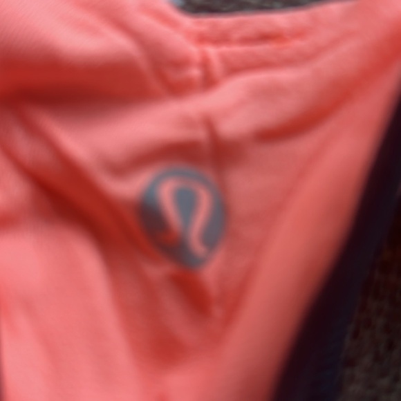 Lululemon bright colored top, size S. Has built in bra - Picture 5 of 6